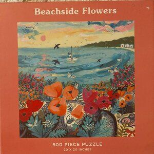 Beachside Flowers Puzzle - 500 Pieces